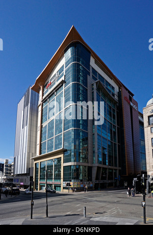 Cineworld Kino in Renfrew Street Glasgow Schottland mit Premier Inn Gebäude hinter links. Stockfoto