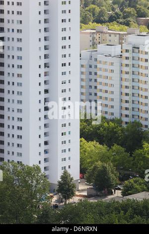 Berlin, Deutschland, Blick von Wohnhäusern in der Stadt Gropius Stockfoto