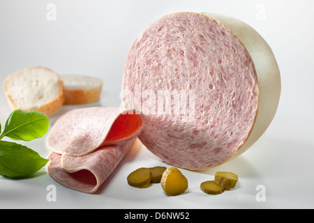 Riedlingen, Deutschland, Schinkenwurst Stockfoto