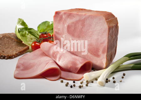 Riedlingen, Deutschland, Pizza Schinken Stockfoto