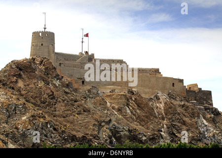 Mutrah Fort, in Mutrah, Muscat, Oman, Naher Osten Stockfoto