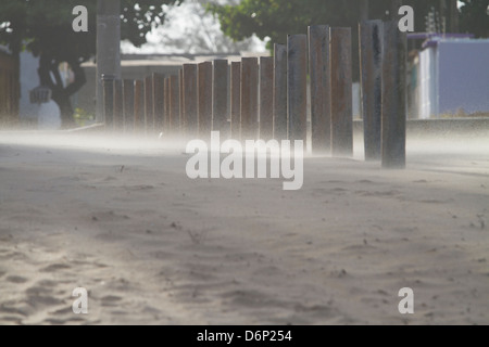 Erosion: Wind sand Stockfoto