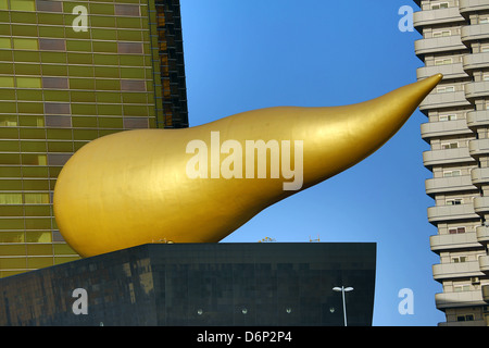 Asahi Bier Sitz gold Flamme Gebäude, Asakusa, Tokio, Japan Stockfoto