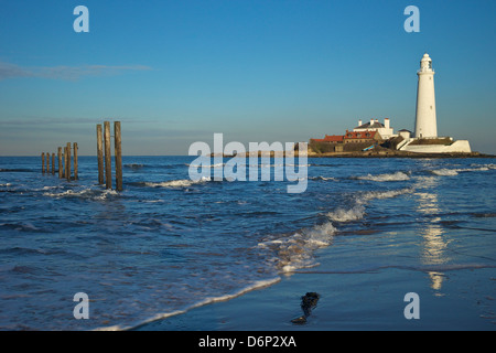 St. Marys Leuchtturm, Whitley Bay, North Tyneside, Tyne and Wear, England, Vereinigtes Königreich, Europa Stockfoto