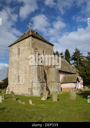 Kirche St. Marys 11. Jahrhundert Norman, Kempley, Newent, Gloucestershire Stockfoto