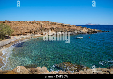 Platis Gialos Beach, Insel Serifos, Kykladen, griechische Inseln, Griechenland, Europa Stockfoto