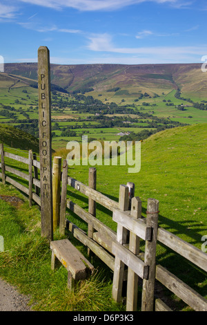 Vale of Edale, Peak District National Park, Derbyshire, England, Vereinigtes Königreich, Europa Stockfoto