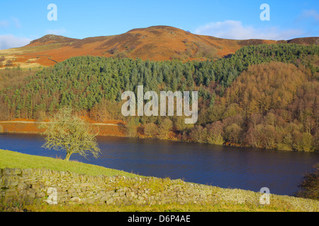 Ladybower Vorratsbehälter, Derwent Valley, Peak District National Park, Derbyshire, England, Vereinigtes Königreich, Europa Stockfoto