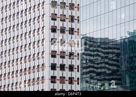 Zusammenfassung von Gebäuden in La Défense Viertel, Paris, Frankreich, Europa Stockfoto