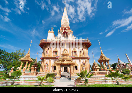 Karon Beach, buddhistische Tempel, Phuket Insel, Phuket, Thailand, Südostasien, Asien Stockfoto