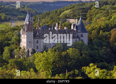 Frankreich, Burgund, in der Nähe von Beaune, Chateau La Rochepot "Burg friedliche, harmonische, Frankreich, Burgund, Nahe Beaune, Schloss Stockfoto