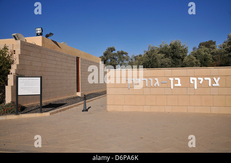 Israel, Negev-Wüste, Kibbuz Sde Boker, Ben-Gurion-Wüste-Home Stockfoto