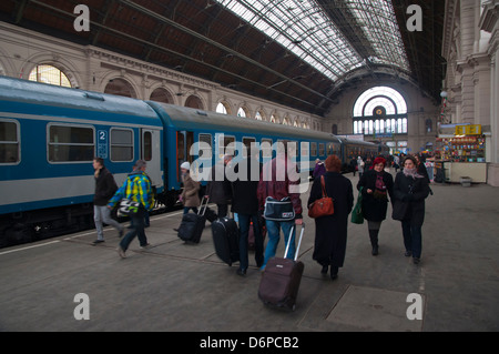 Keleti Bahnhof Budapest Ungarn Europa Stockfoto