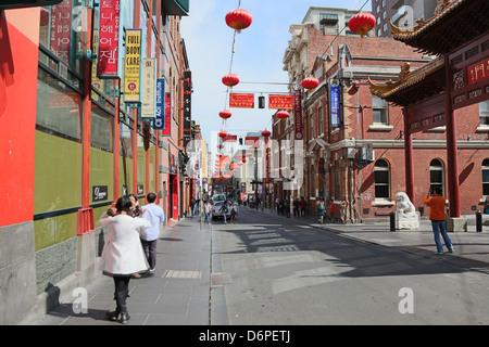 China Town in Melbourne, Australien Stockfoto