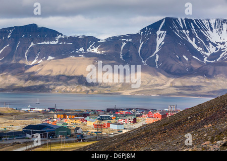 Longyearbyen, Insel Spitzbergen, Svalbard-Archipel, Norwegen, Skandinavien, Europa Stockfoto