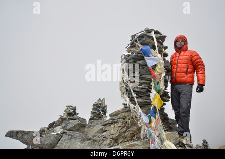 Asien, Nepal, Himalaya, Sagarmatha Nationalpark, Solu Khumbu-Everest-Region, Unesco, Akklimatisation trek Stockfoto