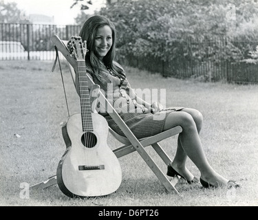 JULIE FELIX US-Folk-Sänger im August 1966. Foto Tony Gale Stockfoto