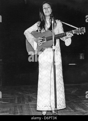 JULIE FELIX US-Folk-Sängerin im April 1967. Stockfoto