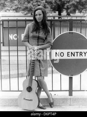 JULIE FELIX US-Folk-Sänger im August 1966. Foto Tony Gale Stockfoto
