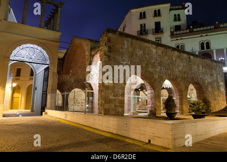 Römische Thermen in Caldes de Montbui, Barcelona, Spanien Stockfoto