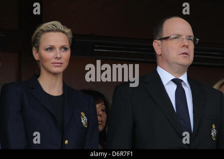 MONTE CARLO, MONACO - 21 APRIL: Albert II., Fürst von Monaco Stockfoto