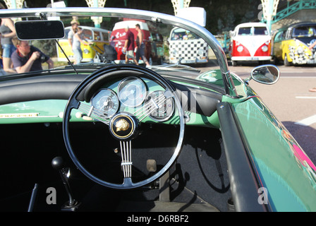 Brighton Breeze 2011 The VW Show nahmen Teil am heißesten Tag im Oktober, die jemals in Großbritannien Porsche Speedster Brighton aufgenommen, Stockfoto