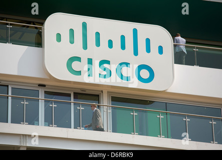 London, UK, CA-Haus Zweig der USA und der globalen Neztwerkanbieters-Cisco Systems Stockfoto