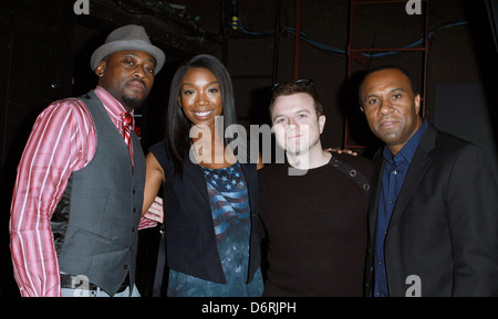 Omar Epps, Brandy Norwood, Kiis FM DJ Jojo und Robert Baker Millennium Dance Complex präsentiert "The Experience" anlässlich der Stockfoto