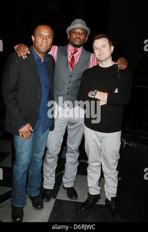 Robert Baker, Omar Epps, Kiis FM DJ Jojo Millennium Dance Complex präsentiert "The Experience" in The Music Box Hollywood statt Stockfoto