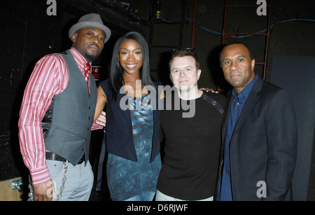 Omar Epps, Brandy Norwood, Kiis FM DJ Jojo und Robert Baker Millennium Dance Complex präsentiert "The Experience" anlässlich der Stockfoto