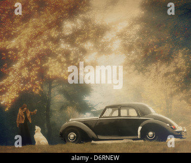 Oldtimer: Riley RME Saloon (1952) Stockfoto