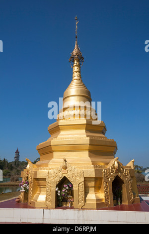 Stupa, Kandawgyi Nationalgarten, Pyin Oo Lwin, auch bekannt als Pyin U Lwin und Maymyo, Mandalay, Myanmar (Burma) Stockfoto