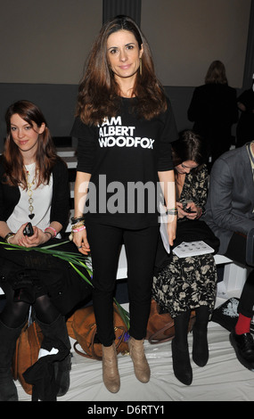 Livia Giuggioli London Fashion Woche h/w 2011 - Prophetik anlässlich der Vauxhall Fashion Scout, Freemasons' Hall - Front Row Stockfoto