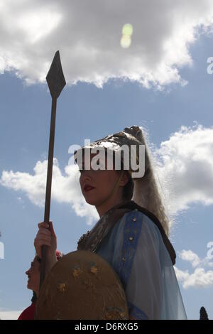 21. April 2013 - 2766-Geburtstag - Geburt von Rom feiern in den Circus Maximus, Rom, Italien Stockfoto