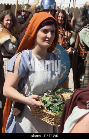 21. April 2013 - 2766-Geburtstag - Geburt von Rom feiern in den Circus Maximus, Rom, Italien Stockfoto