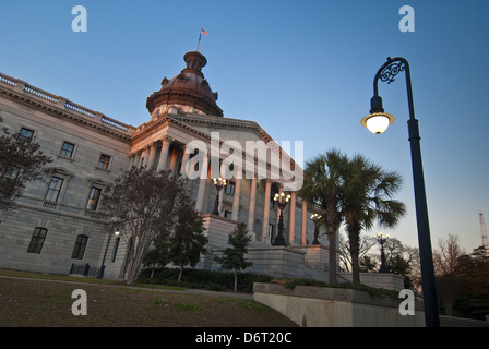 South Carolina State House, gebaut im neoklassizistischen Stil im Jahr 1855, als National Historic Landmark in Columbia, South Carolina, USA Stockfoto