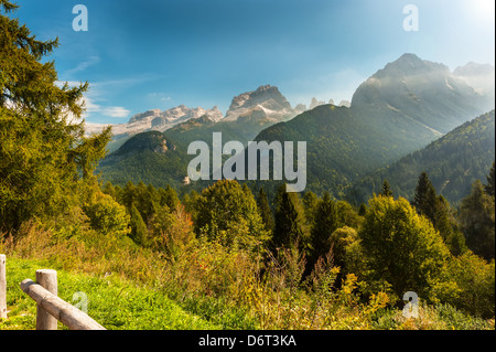 Brenta-Gruppe oder der Brenta-Dolomiten Stockfoto