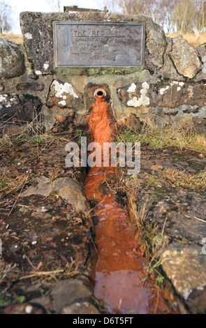 Schwefelquelle Frühling in der Nähe von Callander in Perthshire Schottland Stockfoto