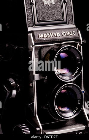 Mamiya C330 Twin Lens reflex Filmkamera Stockfoto