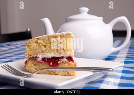 Victoria Schwamm Kuchen Stockfoto