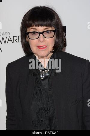 New York, USA. 22. April, 2013Roxanne Lowit im Ankunftsbereich für 40. Jahrestagung Chaplin Award Gala, Avery Fisher Hall im Lincoln Center, New York, NY 22. April 2013. Foto von: Derek Sturm/Everett Collection/DPA/Alamy Live-Nachrichten Stockfoto