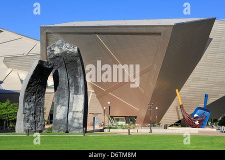 USA, Colorado, Denver, Denver Monolithen von Beverly Pepper, Denver Art Museum Stockfoto