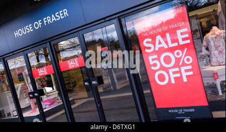 House of Fraser an der Metrocentre. Stockfoto