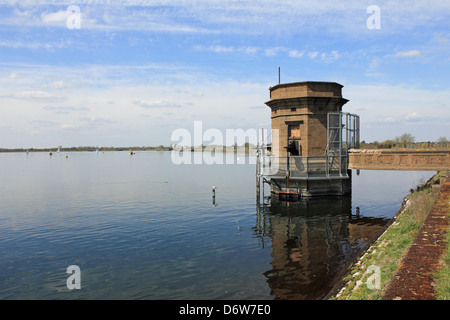 Insel Scheune Reservoir, West Molesey Surrey England UK Stockfoto