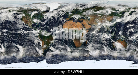 Bild von Earth Observing System Flaggschiff Satelliten "Terra", von der Moderate Resolution Imaging Spektroradiometer (MODIS) Stockfoto