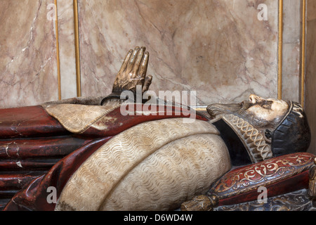 Bildnis von John Still (c1543-1607/8), Bischof von Bath und Wells, Kathedrale von Wells, Somerset, England Stockfoto