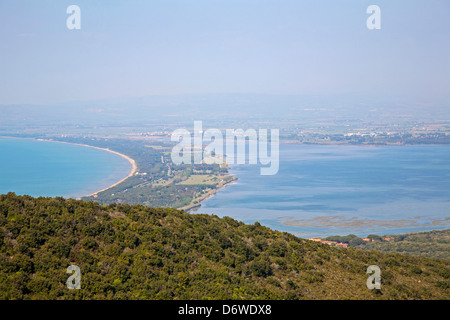 Lagune von Orbetello, Argentario, Maremma, Toskana, Italien, Europa Stockfoto