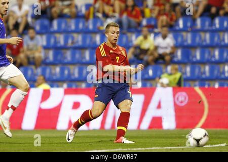 Gerard Deulofeu (ESP), 10. September 2012 - Fußball / Fußball: UEFA unter 21 Championship Qualifikationsrunde match zwischen U21 Spanien und U21Croatia, im Stadium Jose Rico Perez, Alicante, Spanien, 10. September 2012. (Foto: AFLO) Stockfoto