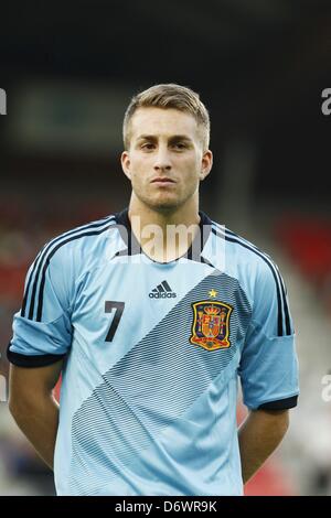 Gerard Deulofeu (ESP), 6. September 2012 - Fußball / Fußball: UEFA unter 21 Championship Qualifikationsrunde match zwischen U21 Schweiz und Spanien im Stadion Tourbillon, Sion, Schweiz, 6. September 2012. (Foto: AFLO) Stockfoto