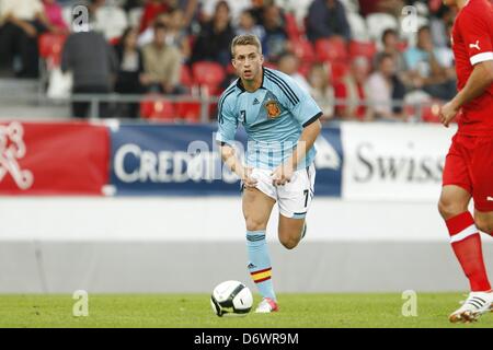 Gerard Deulofeu (ESP), 6. September 2012 - Fußball / Fußball: UEFA unter 21 Championship Qualifikationsrunde match zwischen U21 Schweiz und Spanien im Stadion Tourbillon, Sion, Schweiz, 6. September 2012. (Foto: AFLO) Stockfoto